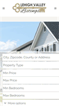 Mobile Screenshot of lehighvalleylistings.com